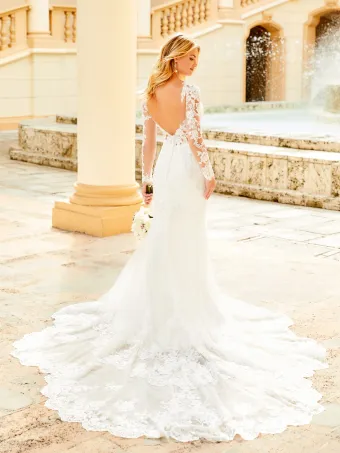 Christina Wu Brides 15788  Lace Mermaid Wedding Dress with Long Sleeves #1 default backface vertical thumbnail