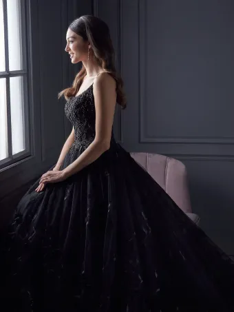 Christina Wu Brides 15828  Ballgown Wedding Dress with Floral Appliques #4 frontface vertical cropped thumbnail