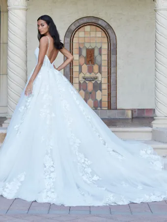 Christina Wu Brides 15831  Romantic Applique Ballgown Wedding Dress #1 default backface vertical thumbnail