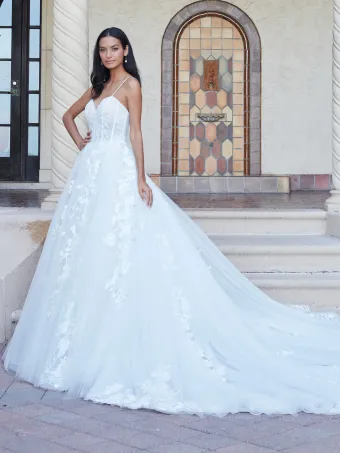 Christina Wu Brides 15831  Romantic Applique Ballgown Wedding Dress #0 default frontface vertical thumbnail