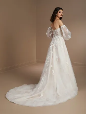 Christina Wu Brides 15850P  A-line Sweetheart Wedding Dress with Appliques and Slit #2 default backface vertical thumbnail