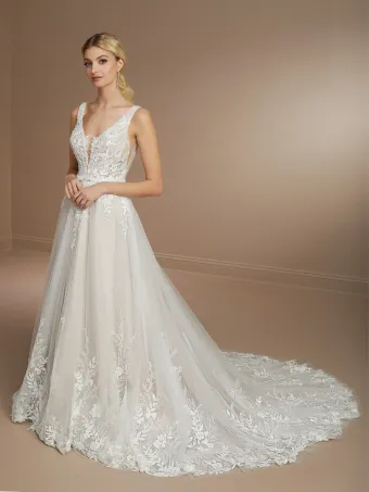Christina Wu Brides 15852  A-line Lace Wedding Dress with Train #0 default frontface vertical thumbnail