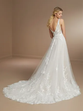 Christina Wu Brides 15852  A-line Lace Wedding Dress with Train #2 default backface vertical thumbnail
