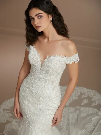Christina Wu Brides 15859  Elegant Mermaid Wedding Gown with Train #3 frontface vertical cropped thumbnail
