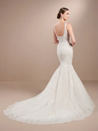 Christina Wu Brides 15867  Mermaid Scoop Neck Wedding Dress #2 default backface vertical thumbnail