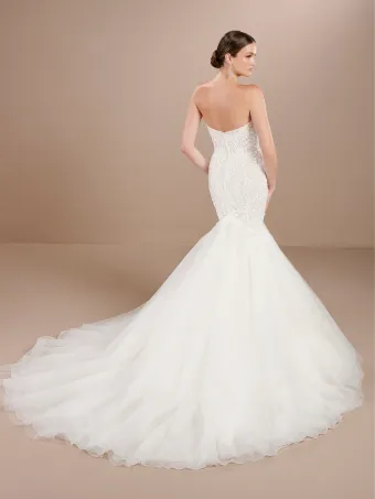 Christina Wu Brides 15879  Sweetheart Mermaid Wedding Dress Bridal Gown #4 default backface vertical thumbnail