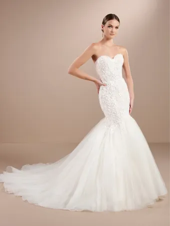 Christina Wu Brides 15879  Sweetheart Mermaid Wedding Dress Bridal Gown #1 frontface vertical thumbnail