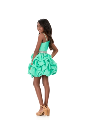 Ashley Lauren Style #8329 #8 Aqua backface vertical thumbnail