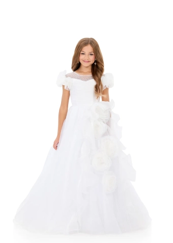 Ashley Lauren Style #8346 #4 Ivory frontface vertical thumbnail
