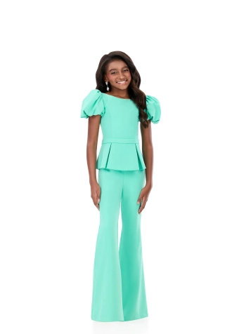 Ashley Lauren Style #8358 #2 Aqua frontface vertical thumbnail