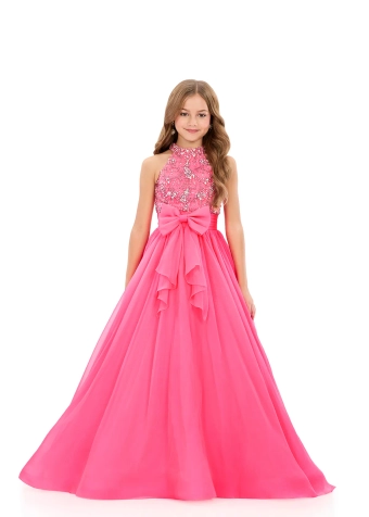 Ashley Lauren Style #8377 #6 Hot Pink frontface vertical thumbnail