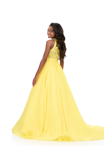 Ashley Lauren Style #8377 #9 Yellow backface vertical thumbnail