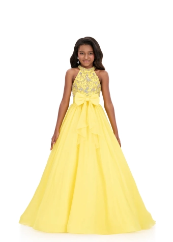 Ashley Lauren Style #8377 #2 Yellow frontface vertical thumbnail
