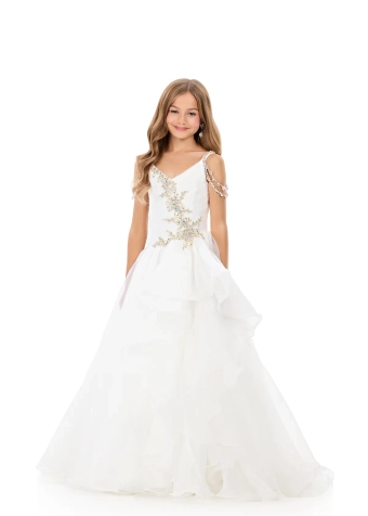 Ashley Lauren Style #8378 #4 Ivory frontface vertical thumbnail