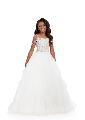 Ashley Lauren Style #8382 #8 Ivory frontface vertical thumbnail