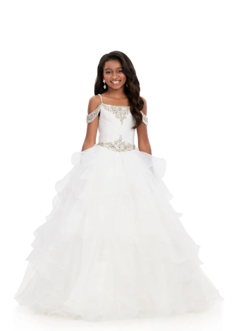 Ashley Lauren Style #8383 #1 Ivory frontface vertical thumbnail