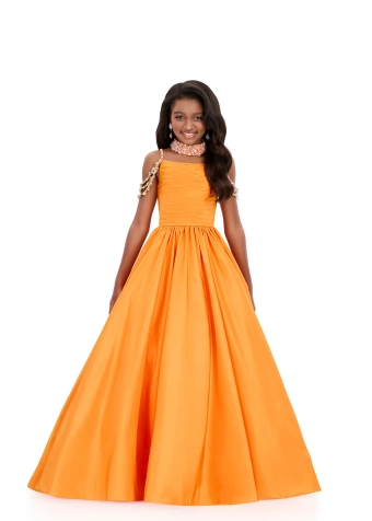 Ashley Lauren Style #8385 #4 Orange frontface vertical thumbnail