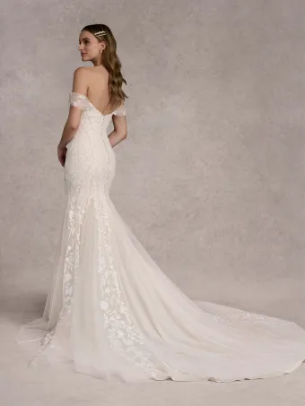 Adrianna Papell Platinum 31267  Mermaid Wedding Dress with Sweetheart Neckline & Train #1 default backface vertical thumbnail