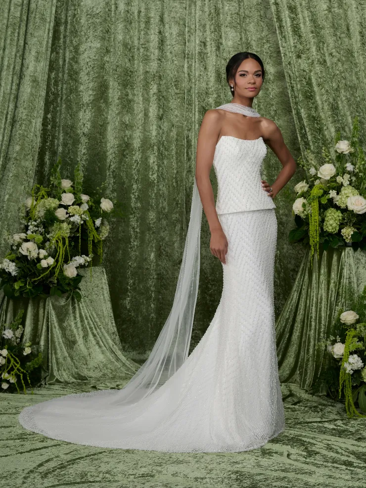 simple wedding dress beach ceremony Satin Scoop Modest Dresses, MW1155 Select Your Size by Height:Doctoral Gown - 5'3