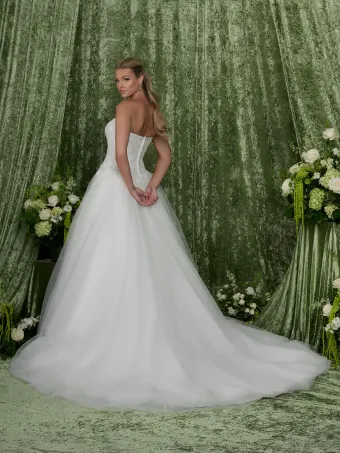 Adrianna Papell Platinum 31356  Strapless Ballgown Wedding Dress #2 default backface vertical thumbnail
