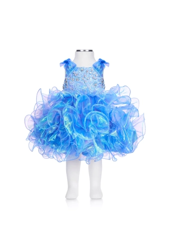 Ashley Lauren Style #7004 #0 default Periwinkle frontface vertical thumbnail