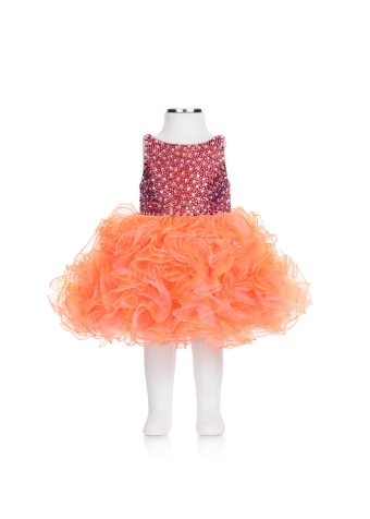 Ashley Lauren Style #7012 #0 default Coral frontface vertical thumbnail