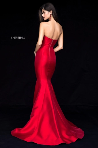 Sherri Hill 51671 $13 Red backface vertical thumbnail