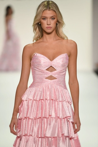 Sherri Hill 57416 $3 Pink frontface vertical cropped thumbnail