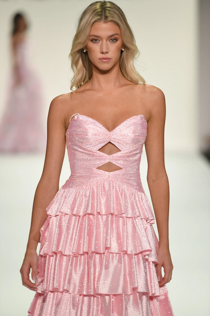 Sherri Hill 57416 #3 Pink frontface vertical cropped picture