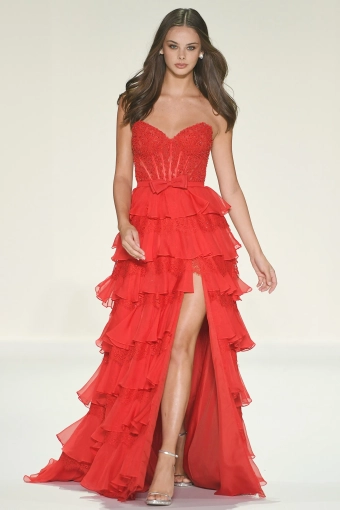 Sherri Hill 57479 $2 Red frontface vertical thumbnail