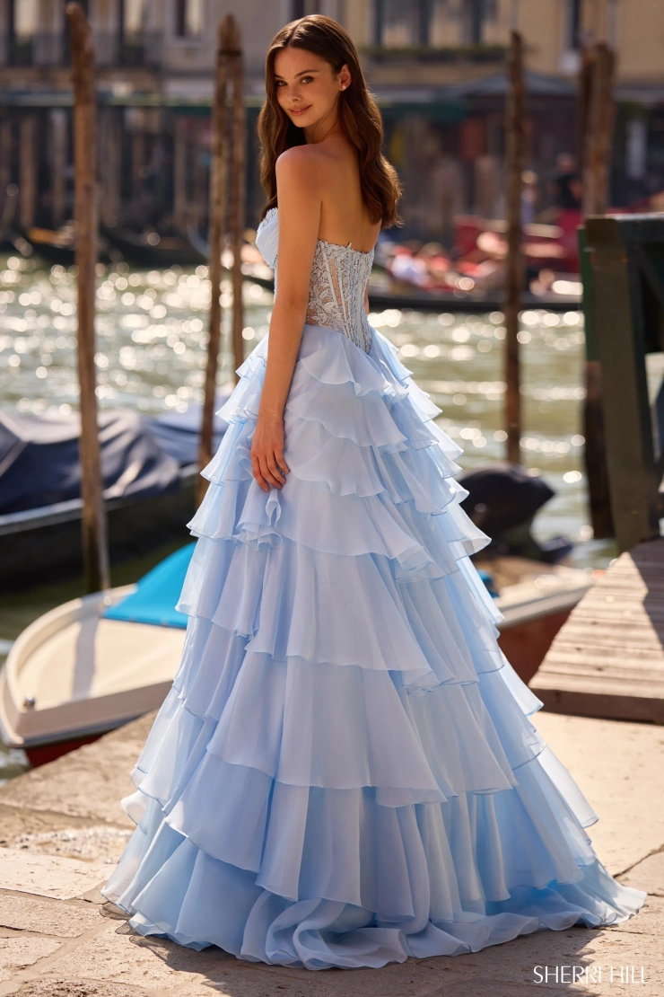Sherri Hill 57542 #1 default Light Blue backface vertical picture