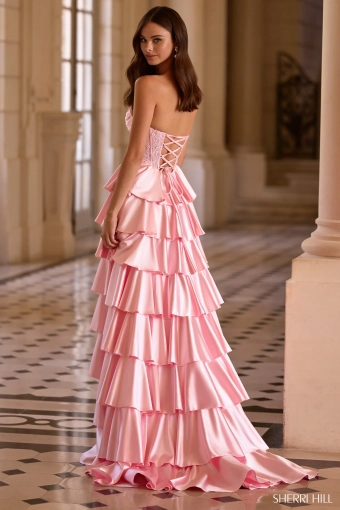 Sherri Hill 57556 $1 default Pink backface vertical thumbnail