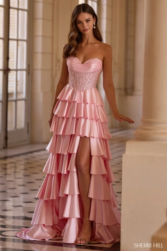 Sherri Hill 57556 $0 default Pink frontface vertical thumbnail
