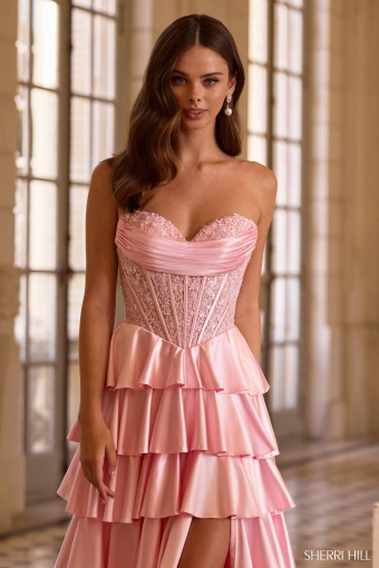 Sherri Hill 57556 $2 Pink frontface vertical cropped thumbnail
