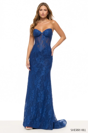 Sherri Hill 57659 $0 default Navy frontface vertical thumbnail
