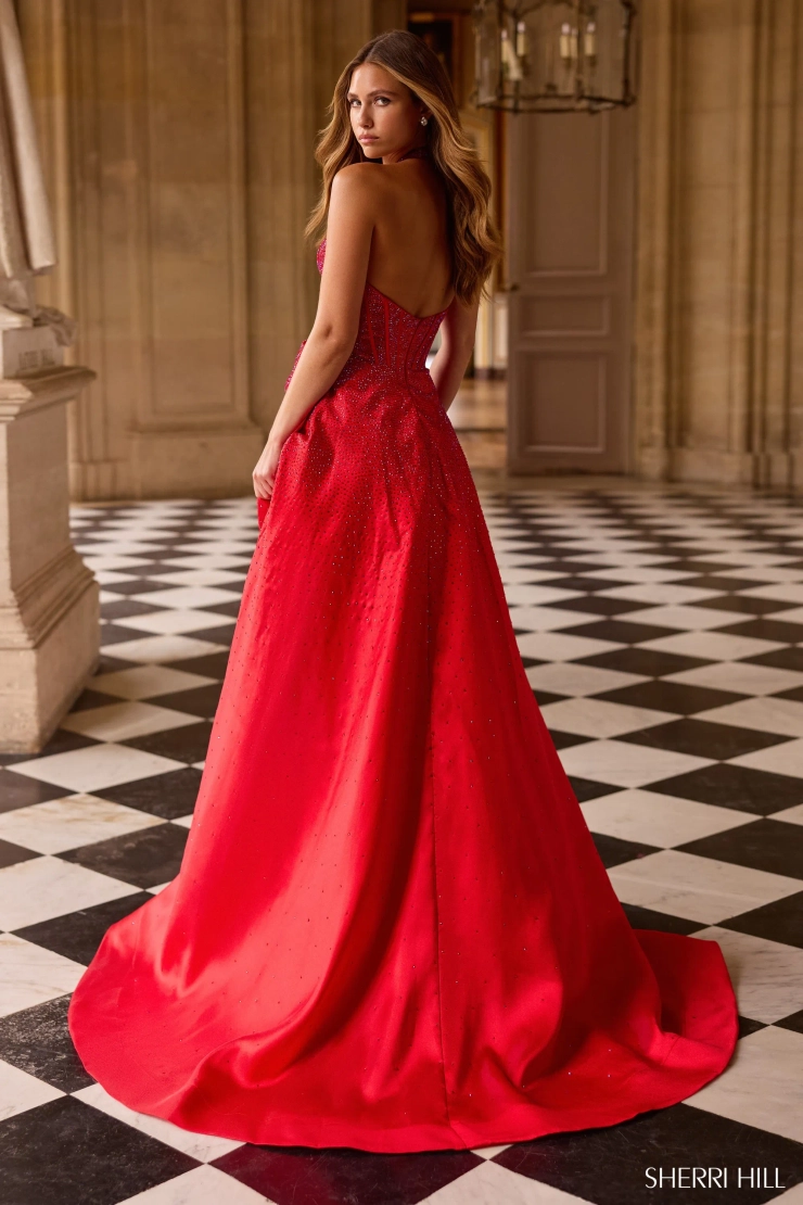 Sherri Hill 57698 #1 default Red backface vertical picture
