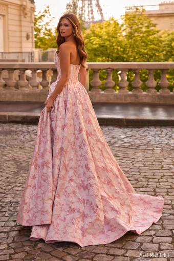 Sherri Hill 57752 $2 default Peach backface vertical thumbnail