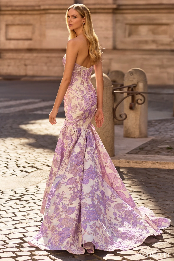 Sherri Hill 57785 #1 default Lilac backface vertical picture