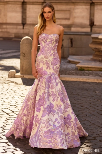 Sherri Hill 57785 $0 default Lilac frontface vertical thumbnail