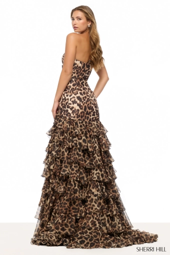 Sherri Hill 57825 $2 default Animal Print backface vertical thumbnail