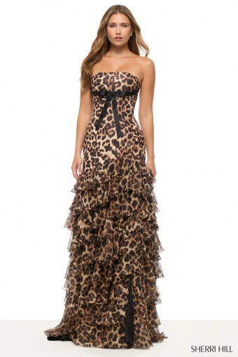 Sherri Hill 57825 $0 default Animal Print frontface vertical thumbnail