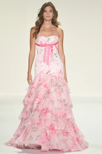 Sherri Hill 57853 $2 Pink/Multi Print frontface vertical thumbnail