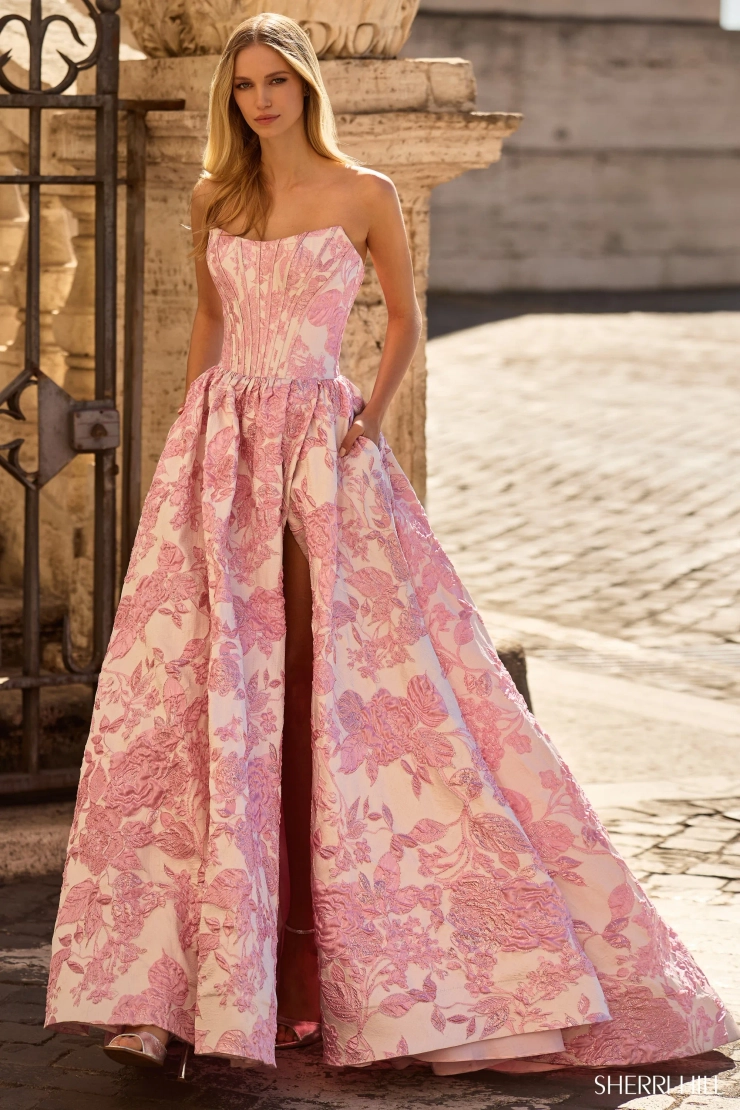 Sherri Hill 57912 #0 default Pink frontface vertical picture