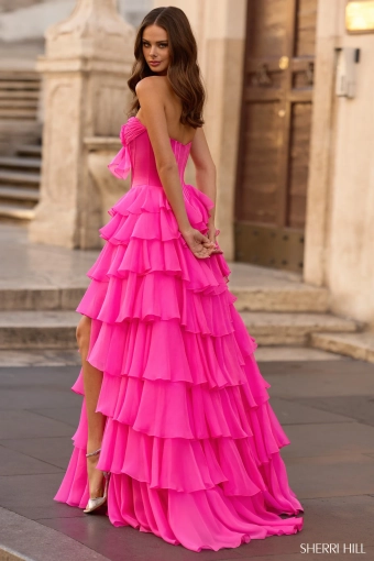 Sherri Hill 57923 $2 default Bright Fuchsia backface vertical thumbnail