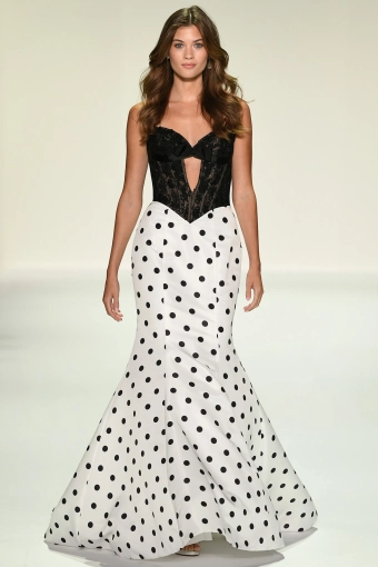Sherri Hill 57932 $0 default Black/Ivory frontface vertical thumbnail