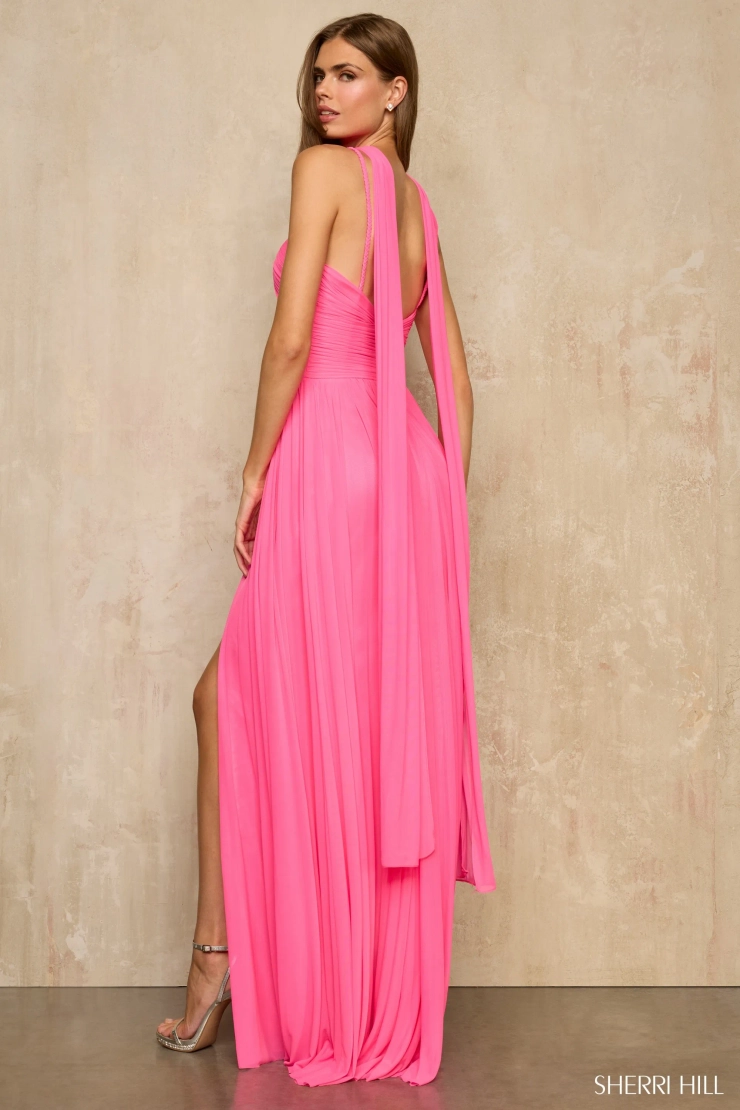 Sherri Hill 57970 #1 default Bright Pink backface vertical picture
