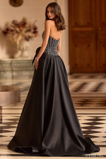 Sherri Hill 58010 $1 default Black/Silver backface vertical thumbnail