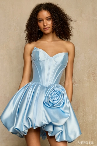 Sherri Hill 58046 $0 default Light Blue frontface vertical cropped thumbnail