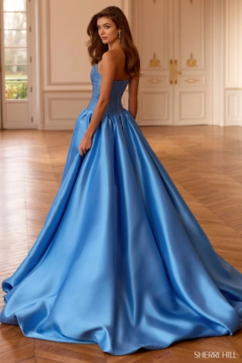 Sherri Hill 58091 $2 default Blue backface vertical thumbnail