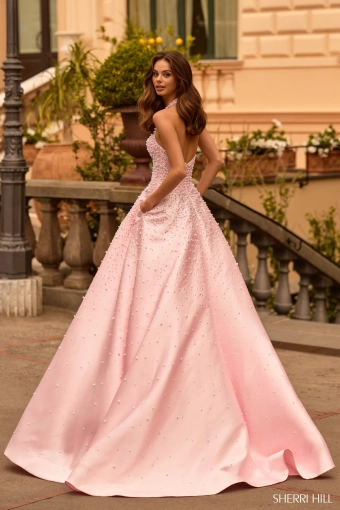 Sherri Hill 58096 $1 default Pink/Silver backface vertical thumbnail